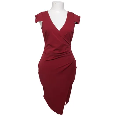 Wrap dress (Red) from Boohoo Night Elastane, Polyester