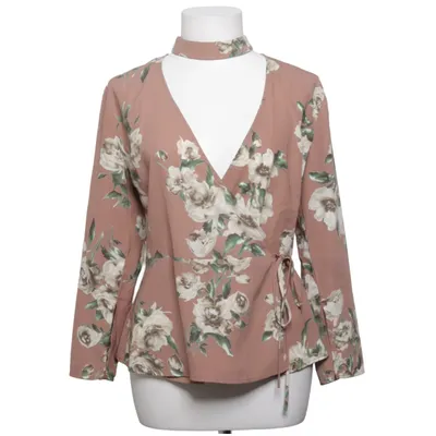 Wikkelblouse (Beige, Meerkleurig) van Forever 21 Polyester