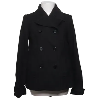 Pea coat (Black) from H&M Polyester