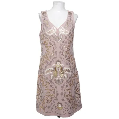 Robe de cocktail (Rose, Or) de Cream Élasthane, Polyester, Viscose