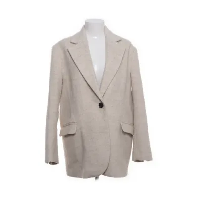 Erwt jas (Wit) van Second Female Polyester, Wol, Viscose