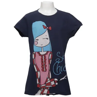 T-shirt (Blue, Multicolored) from Zara Kids Cotton