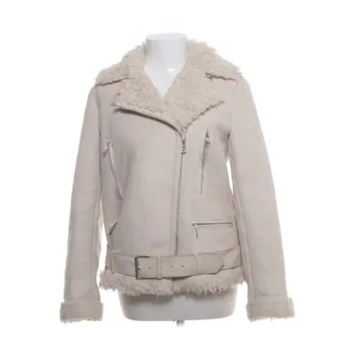 Shearlingjacka (Beige) från Zara Basic Polyester, Akryl