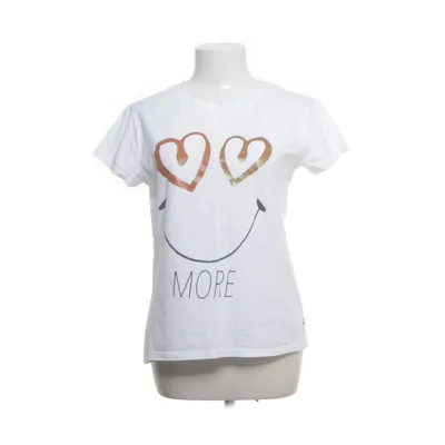 Top (White, Multicolored) from Heart Kiss Elastane, Viscose