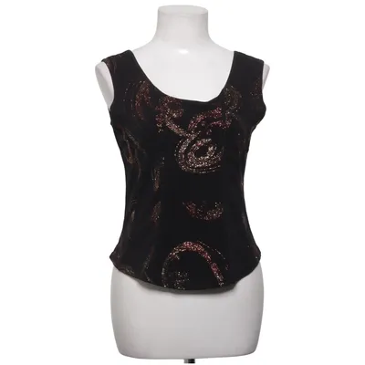 Tanktop (Zwart, Goud) van Wearhouse Elastaan, Polyester