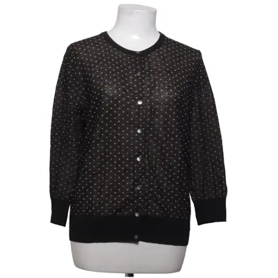 Cardigan (Noir, Blanc) de Ann Taylor Coton, Polyamide