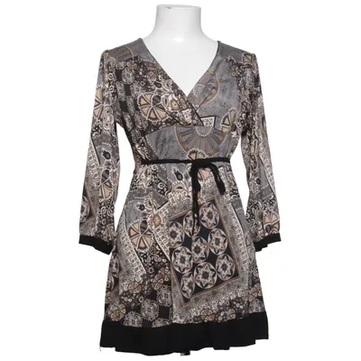 Omlottklänning (Svart, Beige, Flerfärgad) från Frime Elastan, Polyester, Viskos