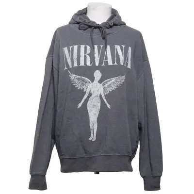 Huvtröja (Grå) från Nirvana Bomull, Polyester