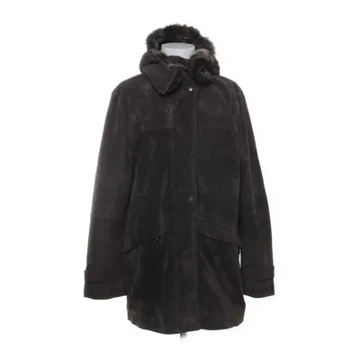 Læderfrakke (Brun) fra TCM Akryl, Læder, Polyester