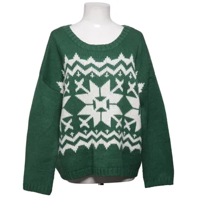 Julesweater (Grøn, Hvid) fra Frk. Akryl