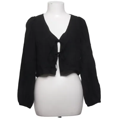Wikkelblouse (Zwart) van Next Linnen, Viscose