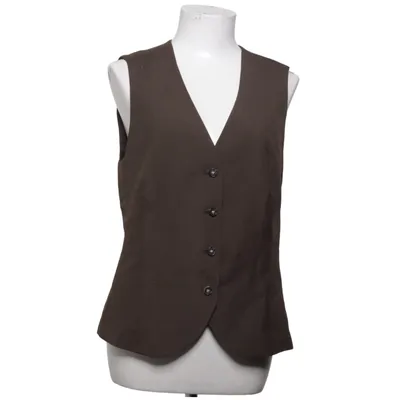 Kostymväst (Brun) från H&M Polyester, Viskos