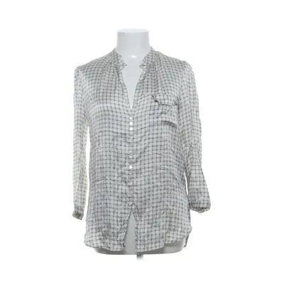 Blouse (White, Gray) from Emporio Armani Silk