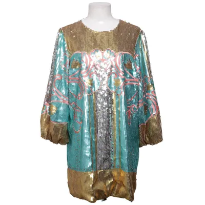 Cocktail dress (Gold, Turquoise, Silver) from Latiste by Amy Polyester
