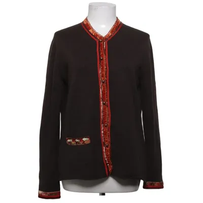 Cardigan (Marron, Multicolore) de Basler Angora, Laine