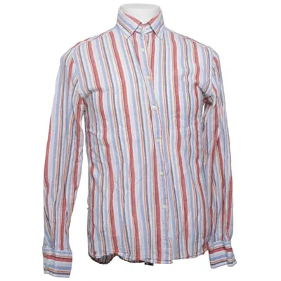 Shirt (Blauw, Rood, Meerkleurig) van Af Klercker Katoen, Linnen