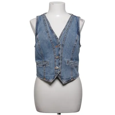 Spijker gilet (Blauw) van Stradivarius Katoen