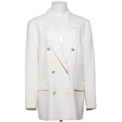 Blazer (Blanc) de Ravens Polyester, Laine