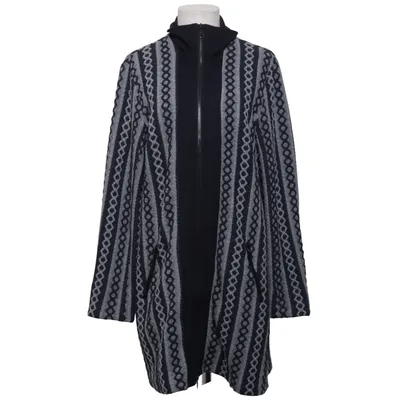 Coat (Blue, Gray) from Cosima Cotton, Elastane, Polyester