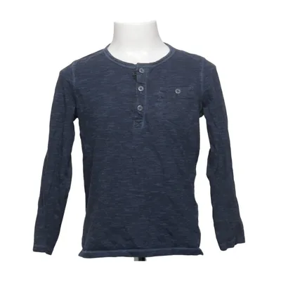 Henley shirt (Blue) from Skill Cotton