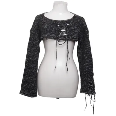 Sweater (Black, White) from Urban Outfitters Acrylic, Polyamide, Polyester