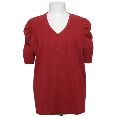 Top (Red) from MyWear Woman Elastane, Metallic fiber, Polyester, Viscose