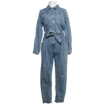 Jumpsuit (Blauw) van Mango Katoen