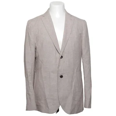 Blazer (Beige) from Riley Cotton, Linen, Polyester