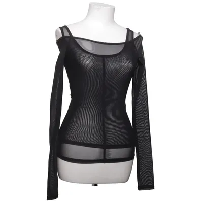 Top (Zwart) van Weekday Elastaan, Polyester