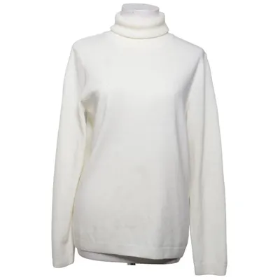 Turtleneck (White) from Cashmere-Feeling Acrylic