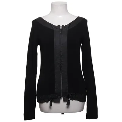 Strickjacke (Schwarz) von Sylvia Heise Elasthan, Polyamid, Viskose