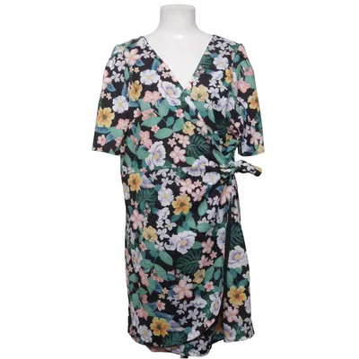 Wrap dress (Black, Multicolored) from Fashion Union Polyester