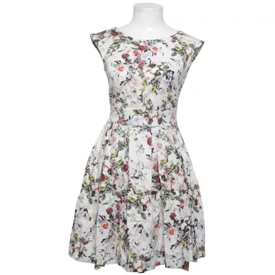 Robe (Blanc, Multicolore) de Closet London Coton, Élasthane