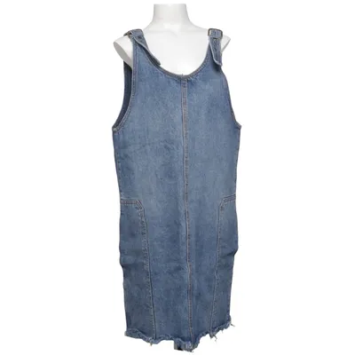 Robe salopette (Bleu) de Mango Kids Coton