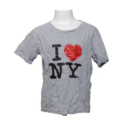 T-shirt (Grå, Rød, Sort) fra I Love NY Bomuld, Viscose