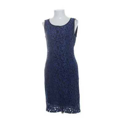 Cocktailjurk (Blauw, Zwart) van Claudia Sträter Katoen, Polyamide, Viscose