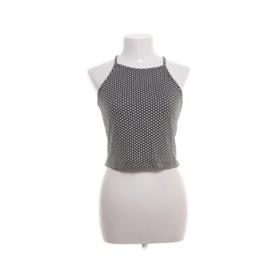 Crop top (White, Black) from Brandy Melville Cotton, Viscose