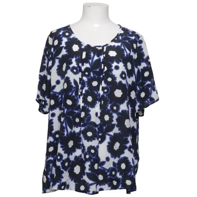 Top (Blauw, Zwart, Wit) van Persona by Marina Rinaldi Zijde