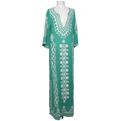 Maxikjole (Grøn, Hvid) fra Star Mela Bomuld, Polyester