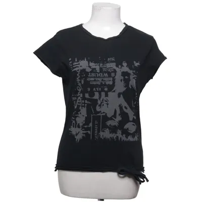 T-shirt (Zwart) van Ben Sherman Katoen, Elastaan