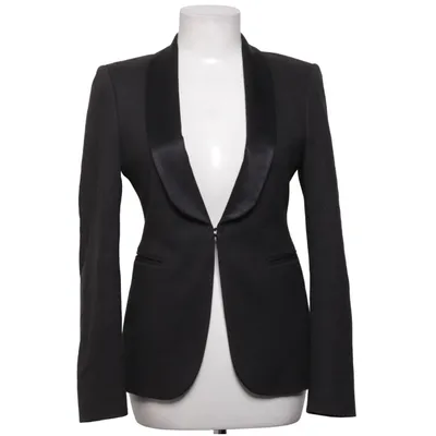 Smokingblazer (Sort) fra Mauro Grifoni Bomuld, Elastan, Polyamid, Polyester, Viscose, Uld