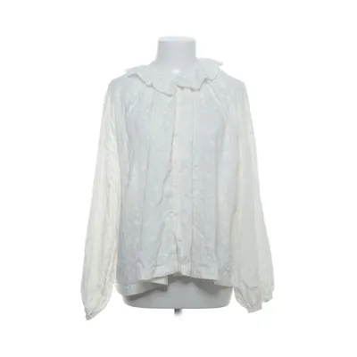 Blus (Vit) från DÔEN Bomull, Silke