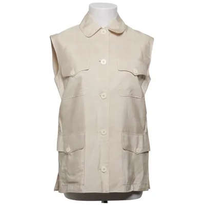 Vest (Beige) from Aspesi Silk