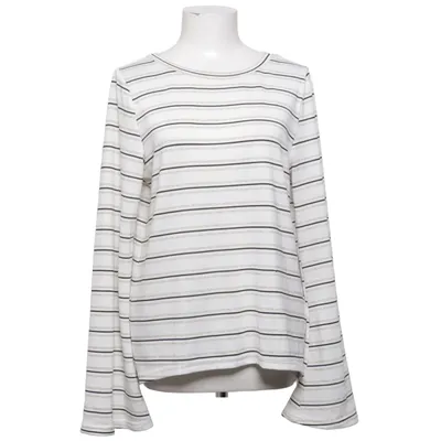 Lange mouwen shirt (Wit, Goud, Zwart) van Sabo Skirt Elastaan, Metallvezel, Polyester
