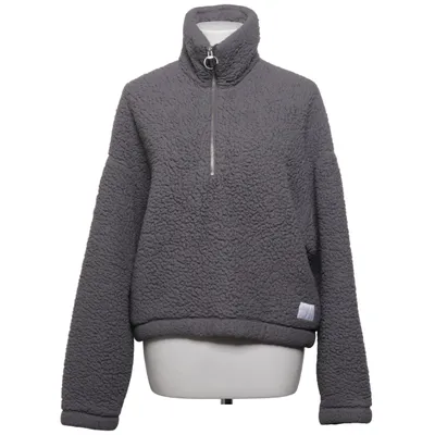 Fleece sweater (Gray) from Hollister Faux fur, Polyester