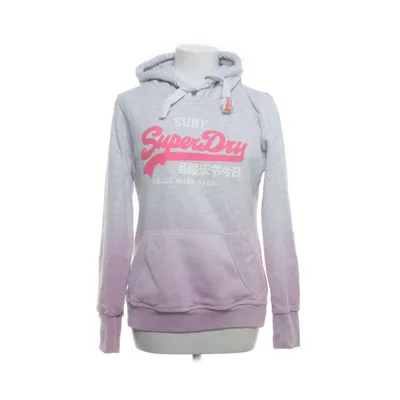 Hoodie (Gray, Pink) from Superdry Cotton, Polyester