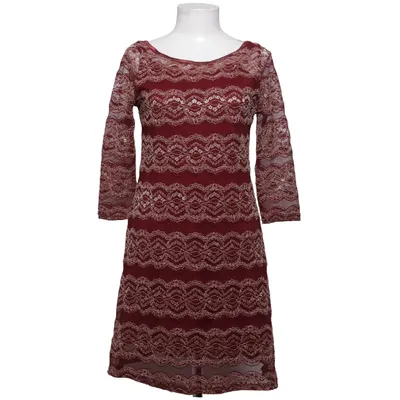 Dress (Red, Beige) from Christelle Elastane, Polyamide