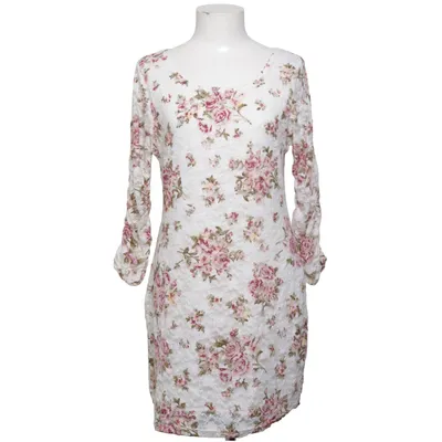 Dress (White, Pink, Green) from Miss Ewing Elastane, Polyamide, Polyester