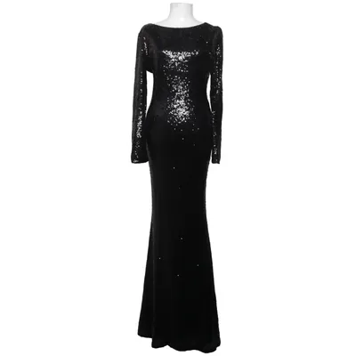 Aftonklänning (Svart, Silverfärgad) Polyester