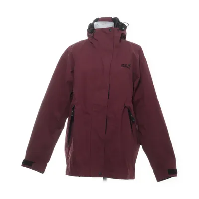 Outdoorjakke (Rød) fra Jack Wolfskin Bomuld, Polyamid, Polyester
